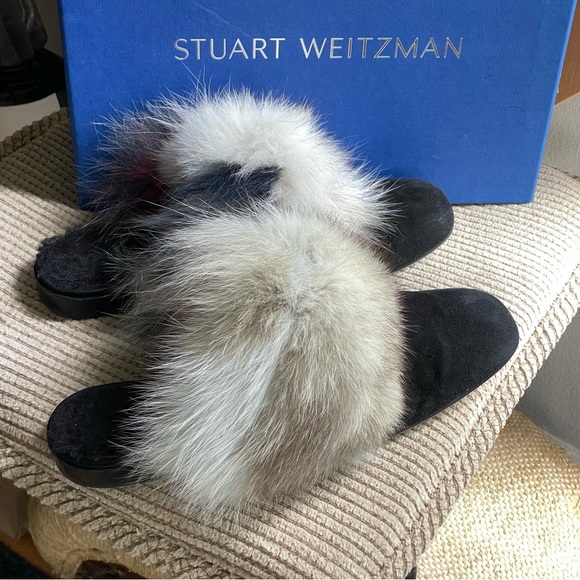 Stuart Weitzman Furgetit Mule Loafer Slides - Picture 1 of 13